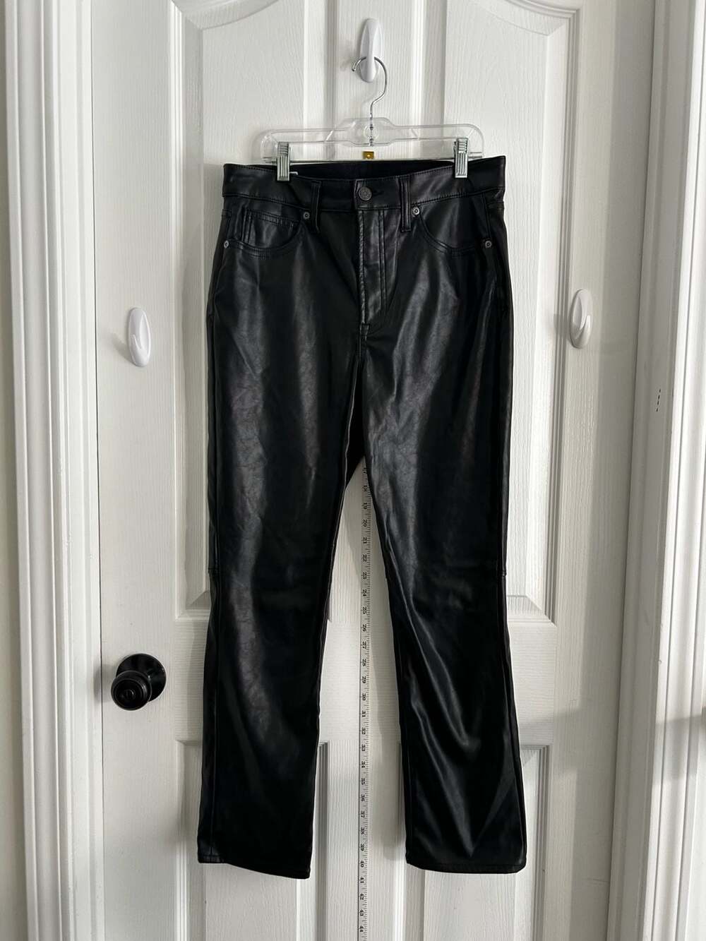 Gap Vintage Slim High Rise Faux Leather Pants Size 30x10R